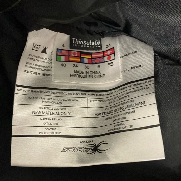 Spyder Black Snow Ski Pants - Picture 11 of 11